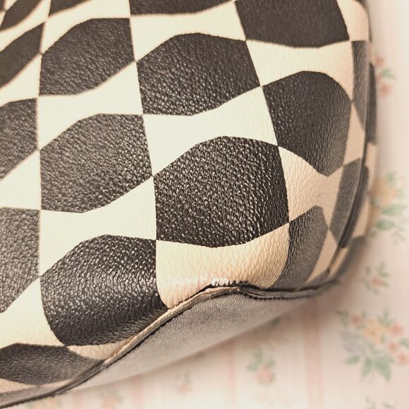 Kate Spade Francis Tote Bag allover bowtie coated canvas leather Shoulder Purse - Picture 16 of 16